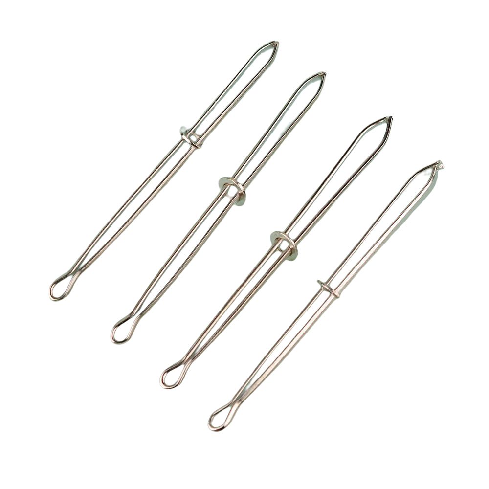 4 kpl Vaateklipsit Ompelutarvikkeet Tee-se-itse-työkalut Elastinen nauha Teippi Rei'itys Ristilanka Kulutus Elastinen Puristin Kiristysnauha Pinsetit_voghion.com