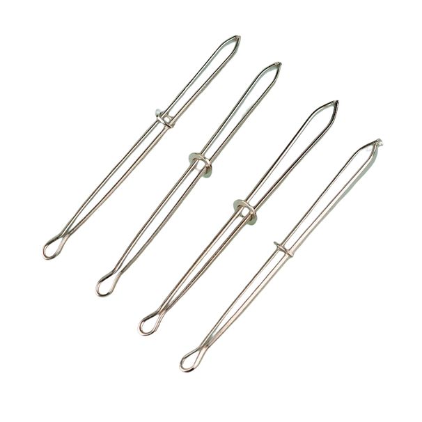 4 kpl Vaateklipsit Ompelutarvikkeet Tee-se-itse-työkalut Elastinen nauha Teippi Rei'itys Ristilanka Kulutus Elastinen Puristin Kiristysnauha Pinsetit_voghion.com