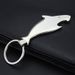 Creative Shark Keychain Barbecue Practical Promotional Gift Marine Life Bottle Opener Pendant_voghion.com