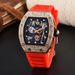 2024 new Sports Men's Watch Luxury Fashion Fully function Quartz Watches men Unique Design Waterproof Tape Watch Wristwatch_voghion.com