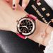 GUOU new style durable and light luxury six-pin trendy watch leather strap personalized fashionable large dial ladies watch_voghion.com