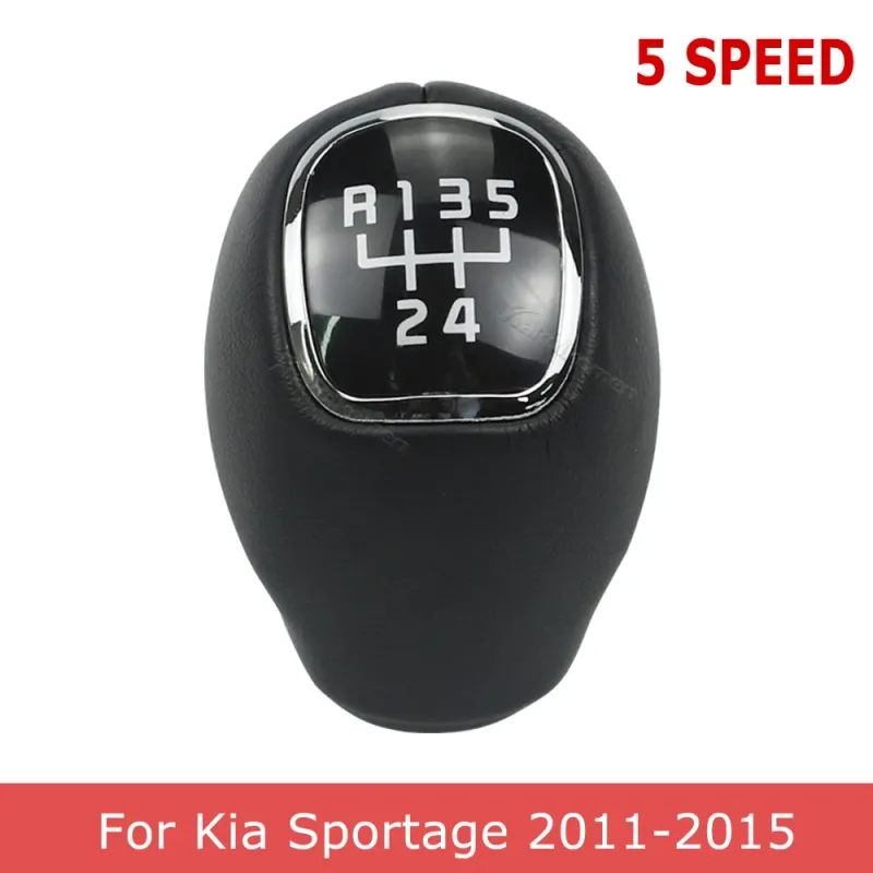 6-Speed Gear Stick Shift Knob Head Lever Adapter Manual Transmission Replacement For Kia Sportage 2011-2015 RIO VELOSTER_voghion.com