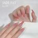 Nail Glue Pure Desire Nude Nail Polish New Gentle Versatile Ice Transparent Jade Nude Pink Base Color_voghion.com