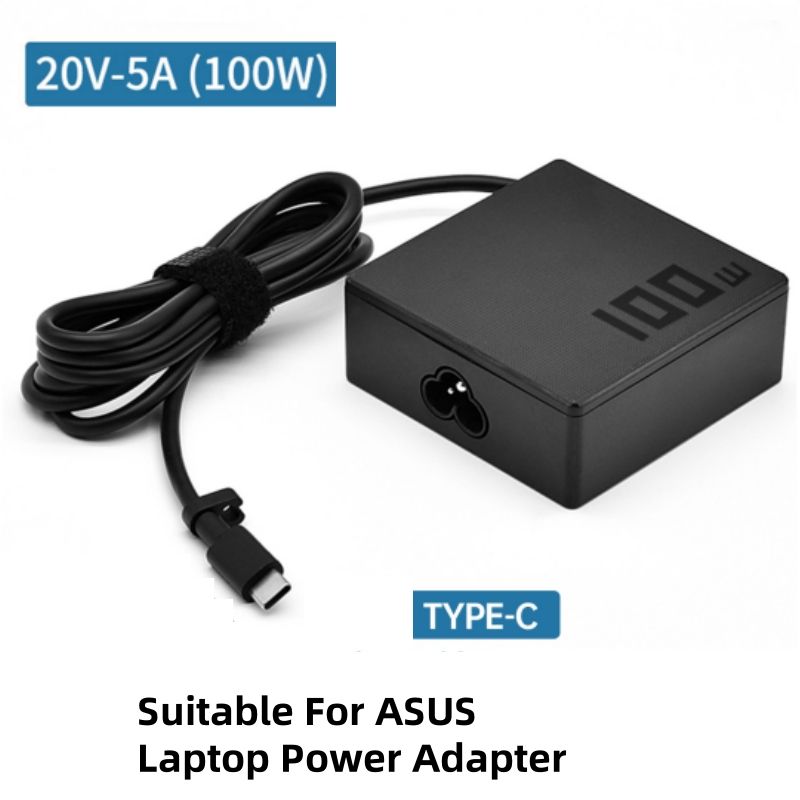 100-W-USB-C-Netzteil, geeignet für ASUS-Laptops, 20-V-5-A-Schnellladegerät, kompatibel mit ASUS ZenBook 14/15, VivoBook Pro und Ultrabooks​_voghion.com