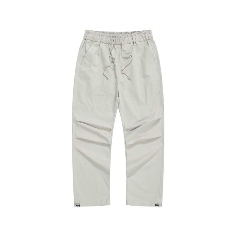 Men's Clothing washed drape mountaineering outdoor paratrooper pants drawstring leg casual pants_voghion.com