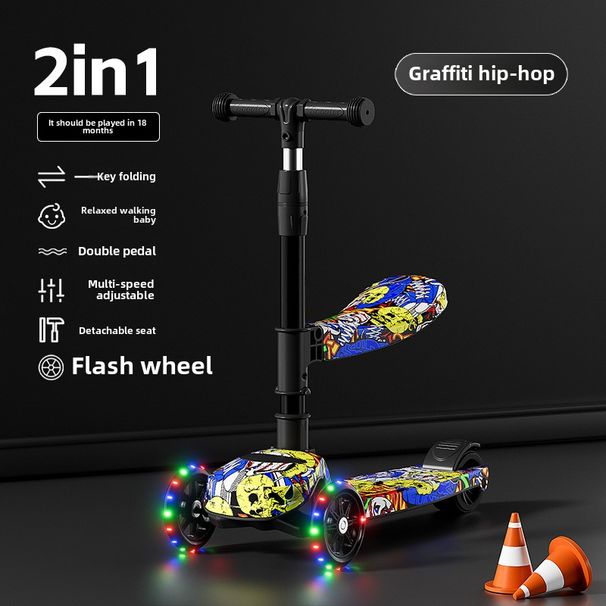 Laste tõukeratas 2-6-8-aastane poiss ja tüdruk beebitõukeratas laste õues kasutatav jojo mänguauto_voghion.com