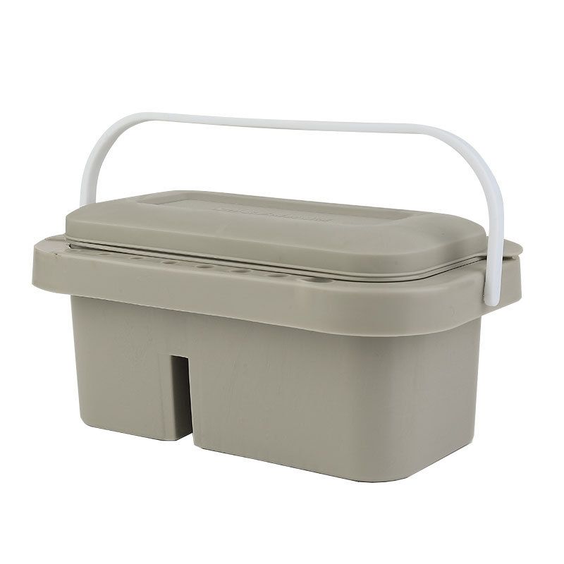 1 Set Multifunctional 3 In 1 Wash Pen Bucket With Pen Holder And Painting Palette Lid, Paint Brush Basin, Brush Tub, Washing Tool For Art Painting Gou_voghion.com