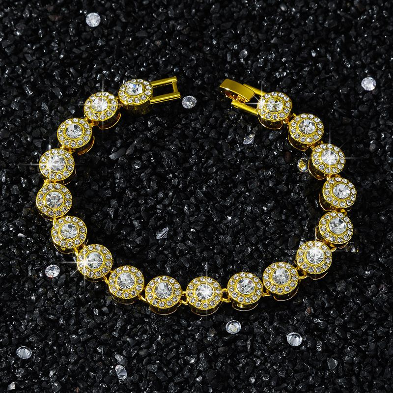 New Men's 10mm Spliced Chain Street Hip-Hop Style Round Diamond Necklace_voghion.com