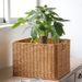 Pulan Nordic Cabinet Woven Box Simple Living Room Organizer Rattan Snack Basket Storage Bin_voghion.com