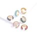 C-shaped Cuff Y2K Micro Inlaid Full Diamond Colorful Non-pierced Clip Exaggerated Earrings Fashion Ear Accessories_voghion.com