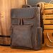 Marant Backpack Crazy Horse Cowhide Backpack Computer Bag Large Capacity Genuine Leather Men's Retro Backpack_voghion.com