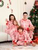 Kerstboom hert sneeuwvlok kerst familie jurk bedrukte gastgezinnen pyjama's_voghion.com