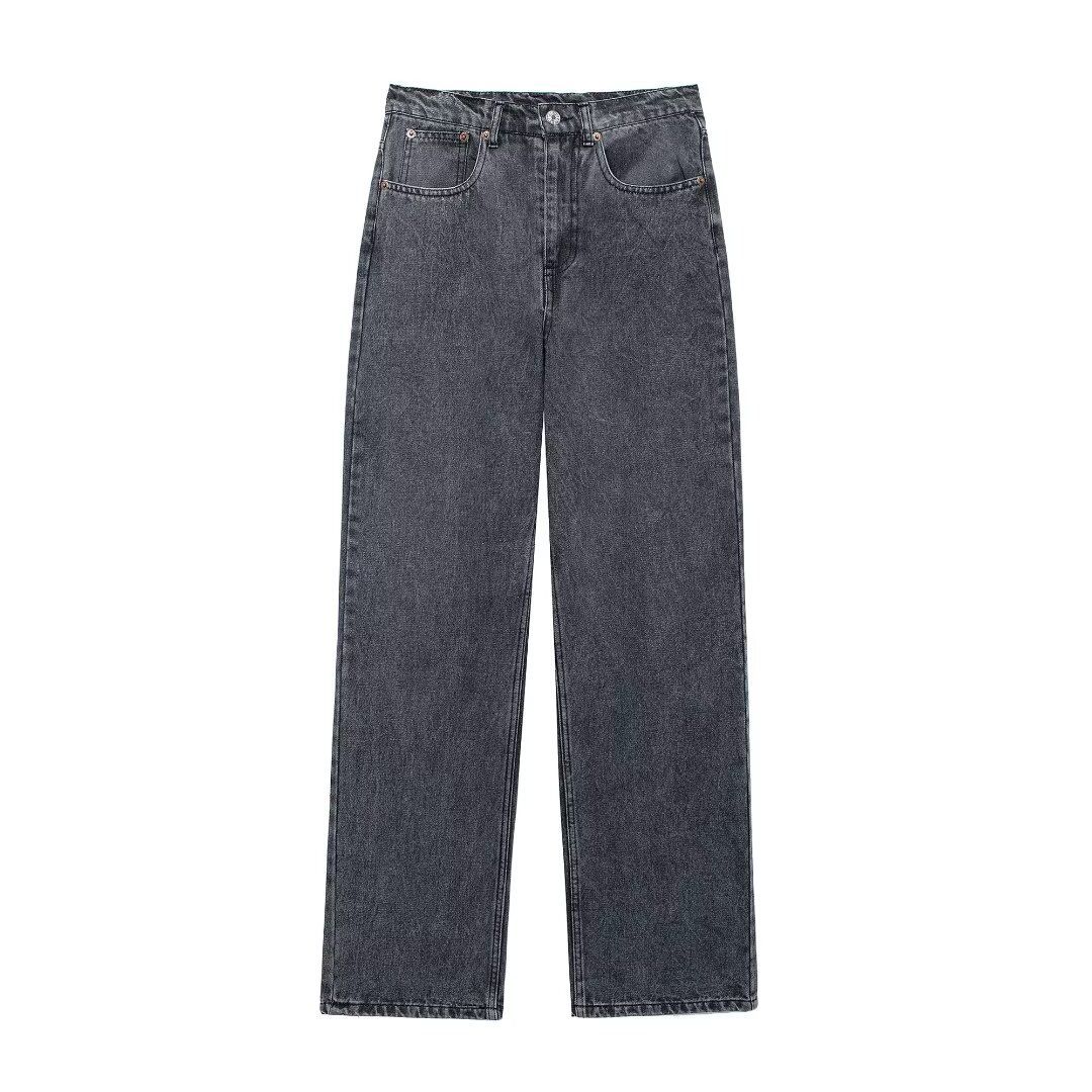 Damenbekleidung Lose Jeans mit Löchern_voghion.com
