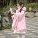 Children's hooded and fleece thickened cape shawl mid-length loose woolen girl's cape coat_voghion.com