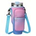 Neoprene water cup holder with crossbody water cup storage bag multifunctional 40OZ external heat insulation handle mug holder kettle_voghion.com