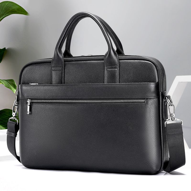 Borsa da uomo in pelle Marant, borsa di alta qualità, borsa per computer a doppio strato, borsa da lavoro da uomo alla moda_voghion.com