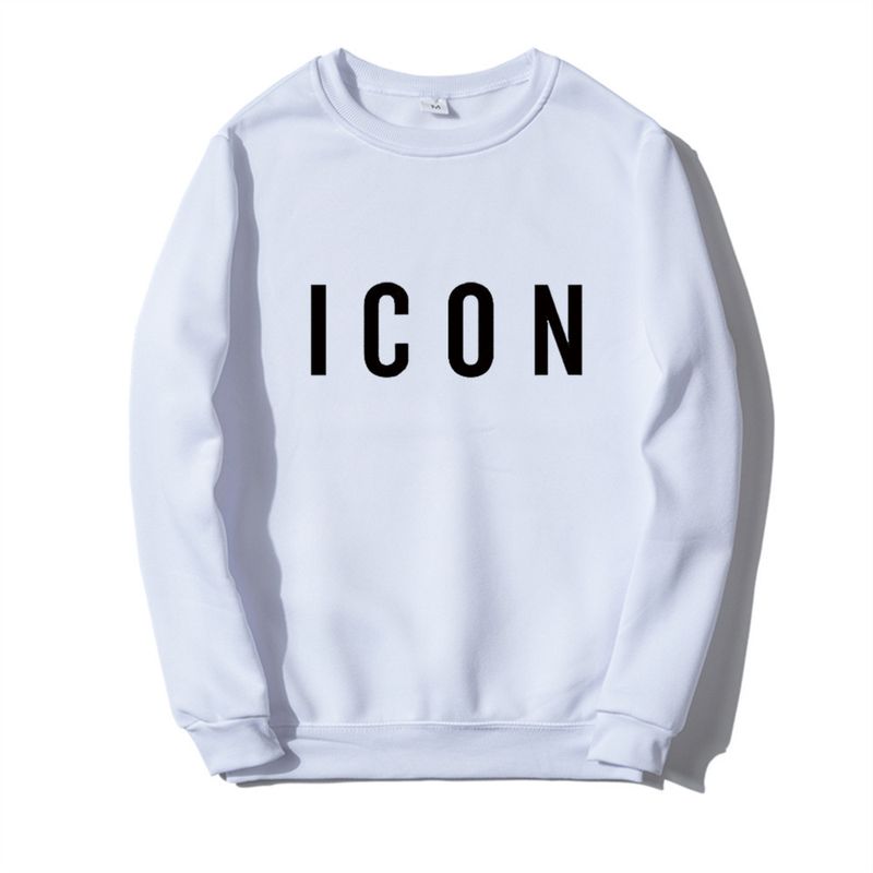 ICON Men's 2023 Autumn New Printed Round Neck Sweater Men's Youth Trend Men's Fashion Casual Pullover Trend_voghion.com
