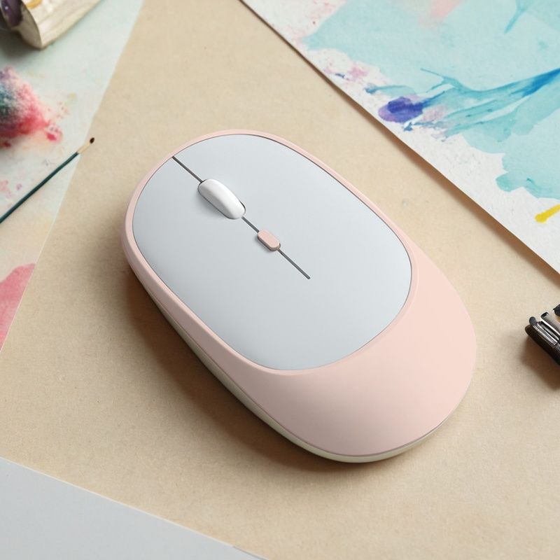 Wireless Dual-Mode Rechargeable G Bluetooth For Home Mute Office IPad Tablet Portable Keyboard And Mouse Cover_voghion.com