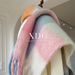 Beauty ceiling~Small niche gradient plaid velvet shawl shooting travel with autumn and winter scarf trend_voghion.com