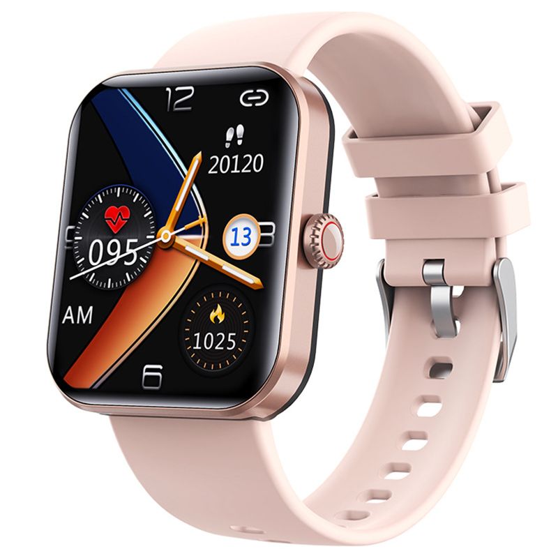 F57l Smart Bracelet Body Temperature Heart Rate Blood Sugar Blood Pressure 1.91 Inch Pedometer Watch_voghion.com