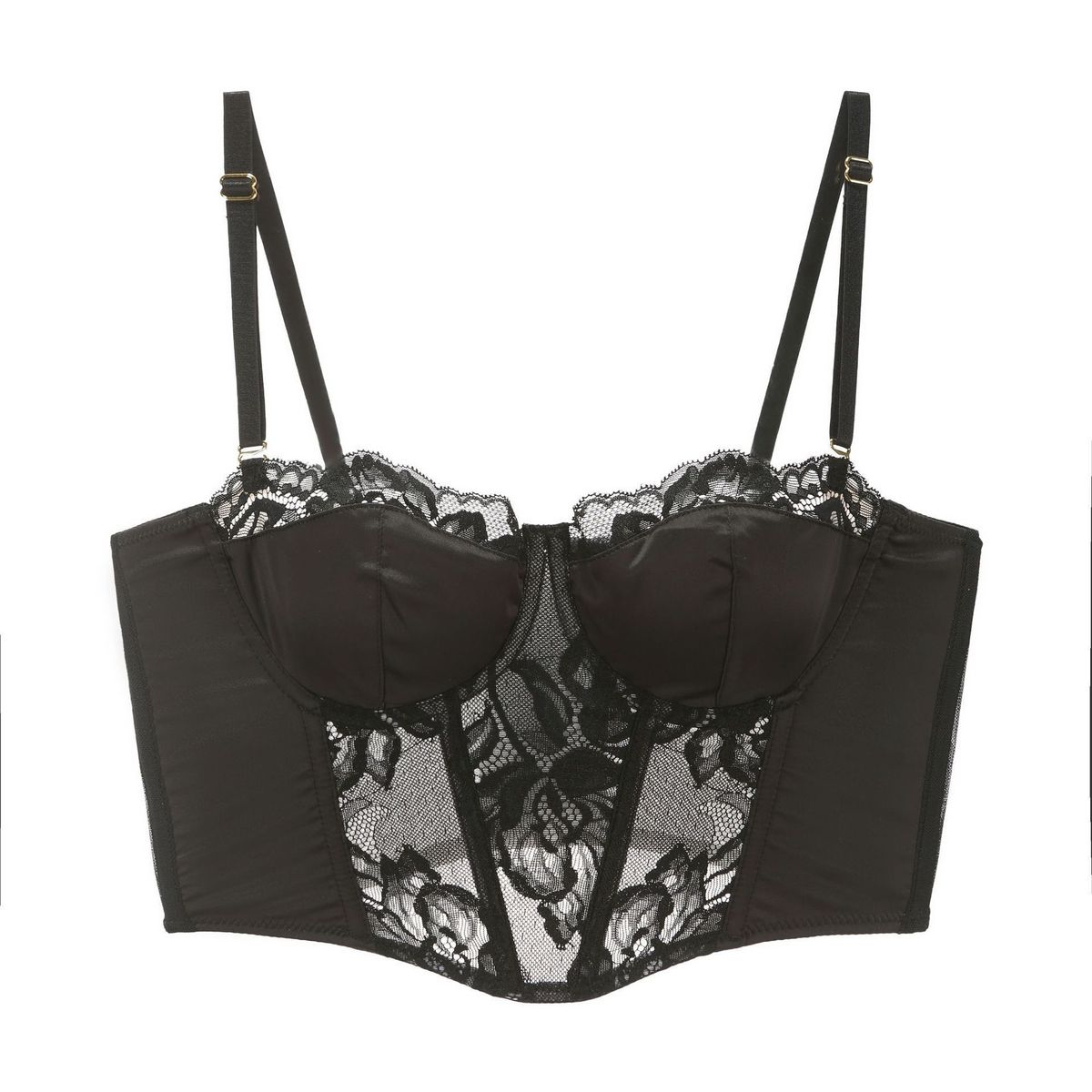 lace sexy bra vest style underwear soft steel ring small chest push up bra bra_voghion.com