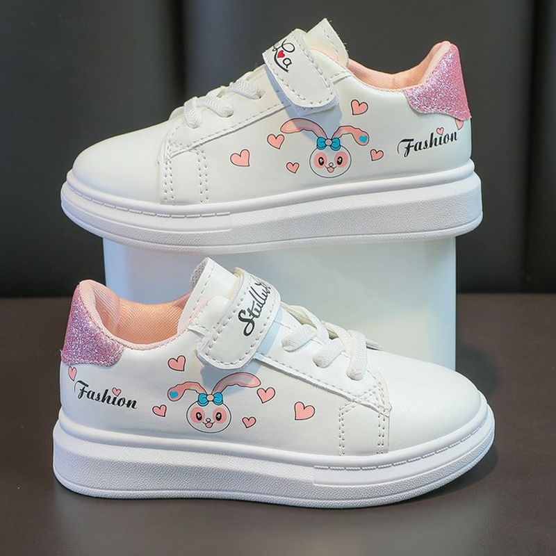 Little White Spring 2024 New Children's Girls' Board Shoes, Students' Leather Casual Sports Shoes_voghion.com