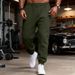 Men's Casual Jogger Pants - Lightweight Workout Tapered Sweatpants, Elastic Cuff, Drawstring Waist, Breathable & Stretchy For Gym, Running, Daily Wear_voghion.com