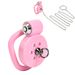 Pink Male Penies Chastity Cage Set Small Bird Chastity Cage 5 Cocks Rings With Urethral Sound Plug Dick Bondage Slave Man Sex Toy_voghion.com