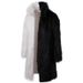 Cappotto in pelliccia sintetica da uomo, lungo ed elegante soprabito con collo alto, giacca invernale foderata in velluto, in bianco e nero_voghion.com
