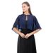 Acessórios de vestuário Good Goods Cor sólida Chiffon Xale Colete Noiva Equipe Dama de honra Vestido de casamento Jantar Xale Feminino_voghion.com