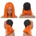 Bob Ginger Lace Front Wig Human Hair Color #350 Pre Plucked Glueless 6x4_voghion.com