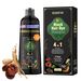 OUKEYA 4-in-1 Black Hair Dye Shampoo – Natural Plant-Based Formula, Long-Lasting Color For Gray Coverage, Easy To Use At Home_voghion.com