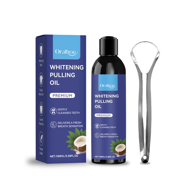 Collutorio Oralhoe Coconut Mint Pulizia quotidiana delicata Odore orale Fragranza naturale Confezione portatile_voghion.com