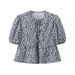 2025 Spring New Women's Fashion Leopard Print Short Sleeve Shirt_voghion.com