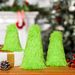 Party Supplies Christmas Day Christmas Atmosphere Green Plush Ornaments Christmas Tree Decoration Props_voghion.com
