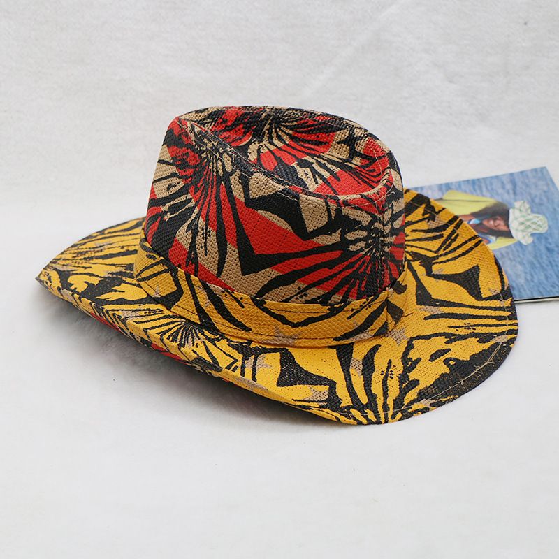 hard style western cowboy hat for traveling and shopping men's hat can be styled as a jazz hat_voghion.com