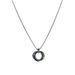 Collier en acier titane à trois anneaux pour hommes et femmes, accessoires de couple hip-hop tendance de style froid_voghion.com