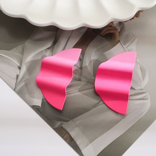 Orecchini pendenti geometrici con vernice spray colorata e stili multipli, design alla moda, per donna_voghion.com