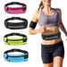 Lihanbao Portable Waterproof Running Waist Bag Jogging Hiking Sport Belt Anti-theft Pouch-Black_voghion.com