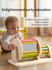 Children's Textile Drum Rolling Drum Montessori Teaching Aids Color Cognition Hand-Eye Coordination Early Education Educational Toys_voghion.com