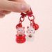 Ciondolo luminoso per auto a forma di gatto, squisito portachiavi portafortuna con decorazione per zaino e simpatico cartone animato femminile_voghion.com
