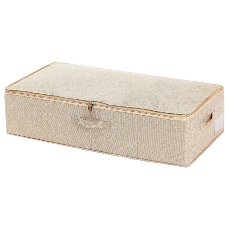 Home Storage Quilt Bed Bottom Storage Box Fabric Folding Clothes Moisture Proof Storage Box With Lid Large Capacity Storage Box_voghion.com