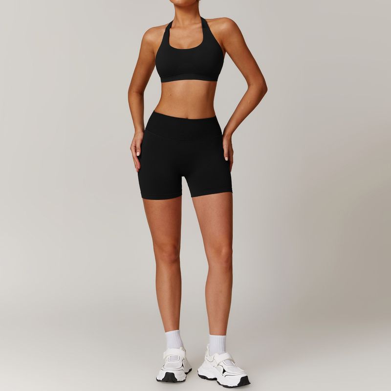 Seamless High-Neck Zip-Up Yoga Set - Windproof Slim-Fit Thermal Running Outfit For Women_voghion.com