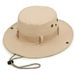 New Arrivals New Men's Summer Panama Bucket Hats Outdoor Protection Male Fisherman Solid Breathable Beach Sun Cap Hat For Men_voghion.com