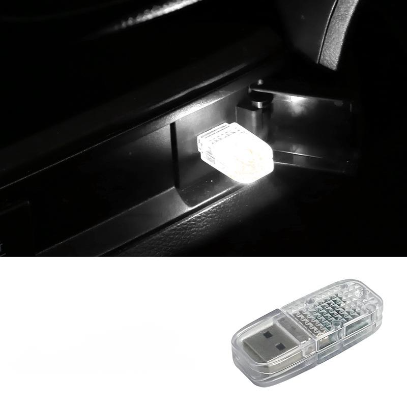 Lumină de atmosferă USB pentru mașină, cu LED-uri RGB colorate, fără modificări, ritm muzical, tactilă, colorată_voghion.com