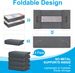 Budding Joy Under Bed Containers, Closet Organizers And Bins, Foldable Underbed Storage Bags For Blanket, Clothing,_voghion.com