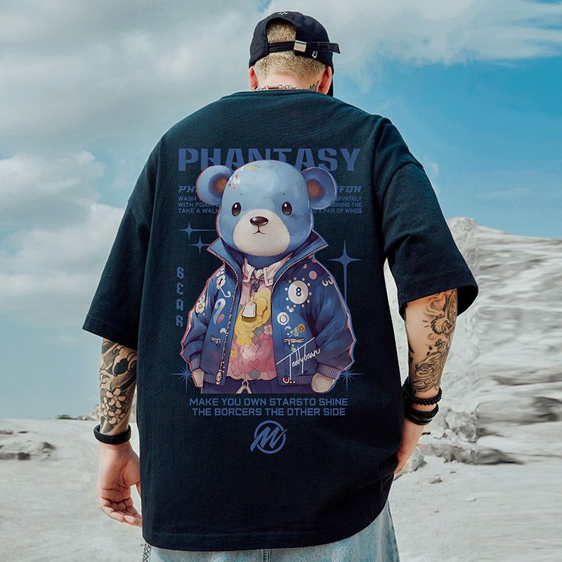 Trendy marke lose T-shirt Fett mann kurze männer plus fett fünf viertel hülse oversize China-Chic große männer der sommer_voghion.com