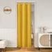 Cortina opaca para puerta sin perforaciones: aislamiento térmico, reducción de ruido y privacidad (bloquea la luz al 100 %, lista para colgar y sin arrugas)._voghion.com