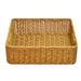 Modern Woven Storage Basket With Metal Frame - Handmade Rattan Organizer For Home Decor_voghion.com