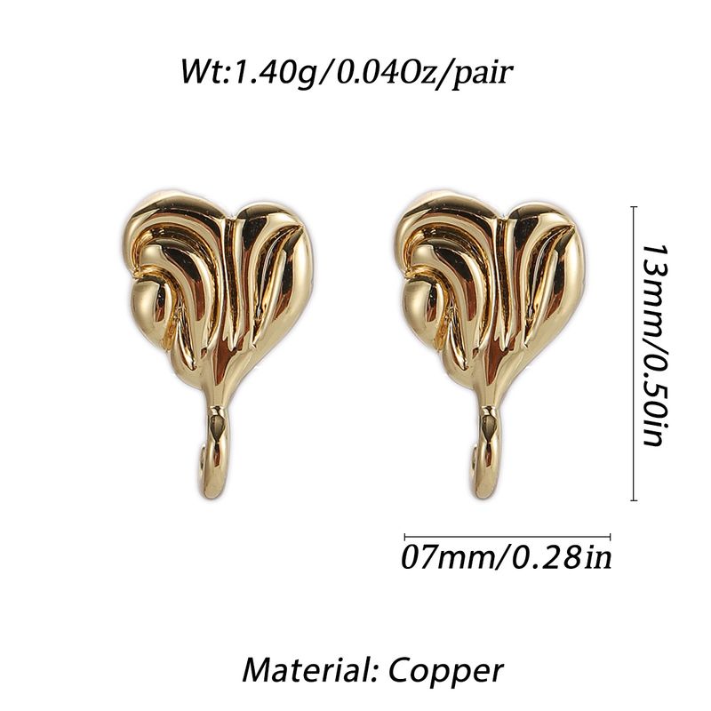 Vakuumbeschichtung High-End-Modeschmuck im schlichten Stil mit Farberhaltung trendiger geometrischer Ohrringe aus Kupfer_voghion.com